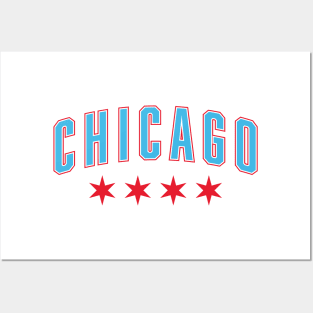 Chicago Pride Baseball Fan Tee: Wave Your Flag for Chi-Town's Finest! Posters and Art